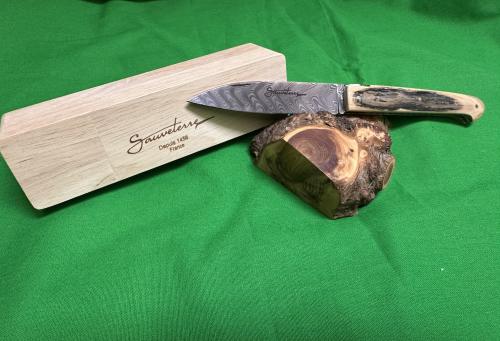 couteau sauveterre damx ivoire de mammouth