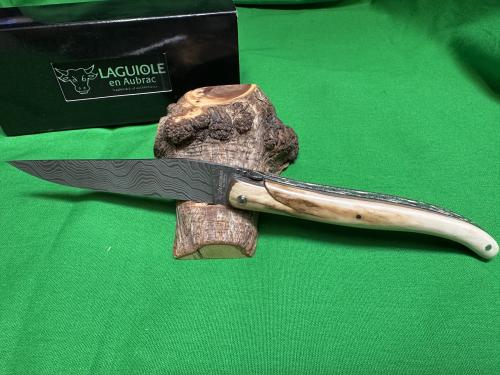 laguiole damas ivoire de mammouth